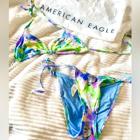 NWOT Aerie Bikini, Two-Piece Swimsuit, American Eagle,Y2K - Picture 6 of 14